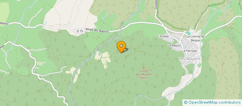 localisation de l'entreprise GROUPEMENT FORESTIER DE LA FOUQUETTE à LES MAYONS