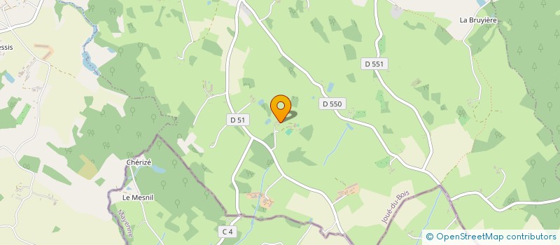 localisation de l'entreprise GROUPEMENT FORESTIER DE LA FOUQUIERE à JOUE-DU-BOIS