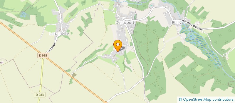 localisation de l'entreprise GROUPEMENT FORESTIER DE LA FRATRIE  DELINCOURT