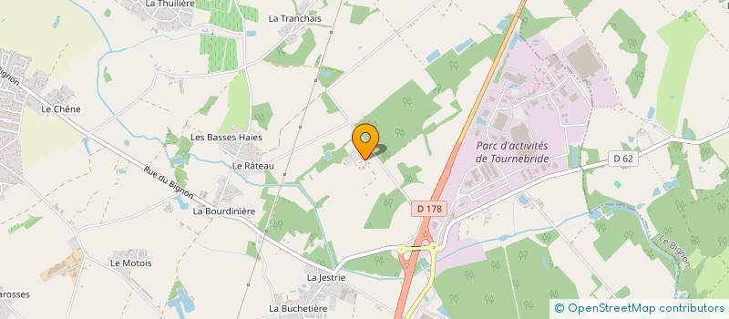 localisation de l'entreprise GROUPEMENT FORESTIER DE LA FREUDIERE  LA CHEVROLIERE