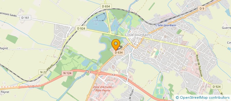 localisation de l'entreprise GROUPEMENT FORESTIER DE LA GAVARRE à L ISLE JOURDAIN