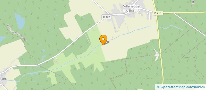 localisation de l'entreprise GROUPEMENT FORESTIER DE LA GRAND'CROIX à VILLENEUVE-LES-BORDES