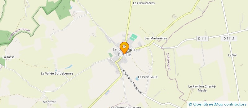 localisation de l'entreprise GROUPEMENT FORESTIER DE LA GRANDE TAILLE ET DES MINERAIS  LE GAULT-DU-PERCHE