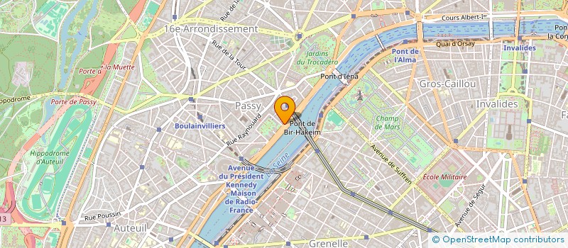 localisation de l'entreprise GROUPEMENT FORESTIER DE LA HAUTE FOLIE  PARIS