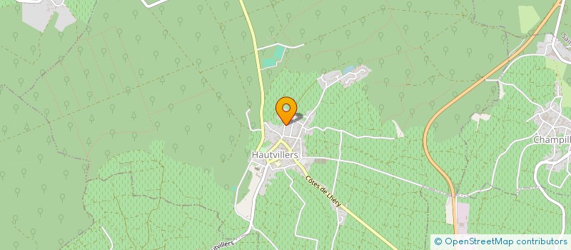 localisation de l'entreprise GROUPEMENT FORESTIER DE LA HAZETTE  HAUTVILLERS