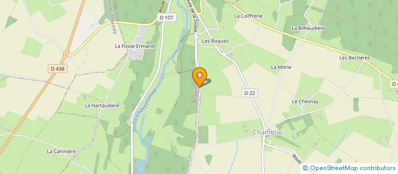 localisation de l'entreprise GROUPEMENT FORESTIER DE LA JOUEUSE  BROGLIE