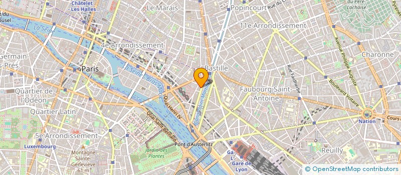 localisation de l'entreprise GROUPEMENT FORESTIER DE LA JUMELLIERE à PARIS