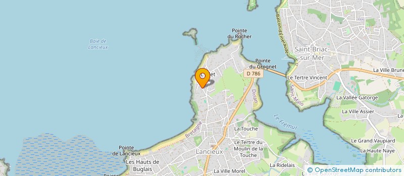 localisation de l'entreprise GROUPEMENT FORESTIER DE LA LANDE BLANCHE  LANCIEUX