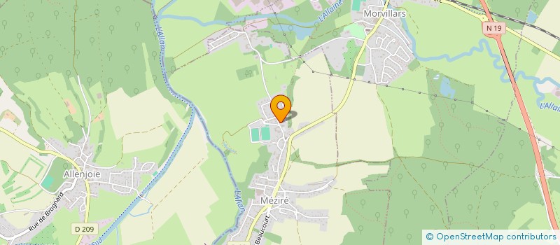 localisation de l'entreprise GROUPEMENT FORESTIER DE LA LARGUE  MEZIRE