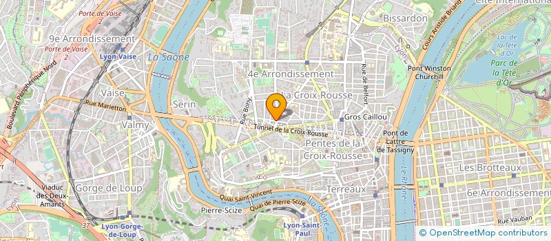 localisation de l'entreprise GROUPEMENT FORESTIER DE LA LOGE PEYTEL à LYON