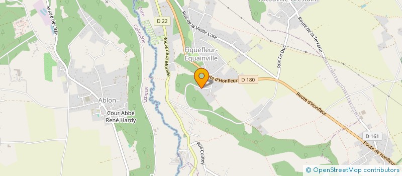 localisation de l'entreprise GROUPEMENT FORESTIER DE LA LONGUE ARRURE  FIQUEFLEUR-EQUAINVILLE