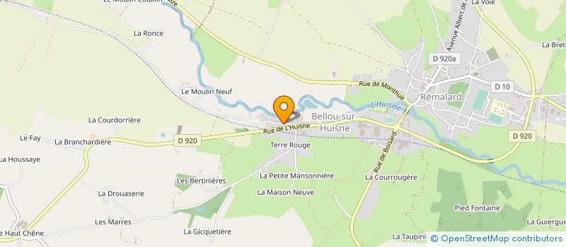 localisation de l'entreprise GROUPEMENT FORESTIER DE LA MALIERE à REMALARD-EN-PERCHE