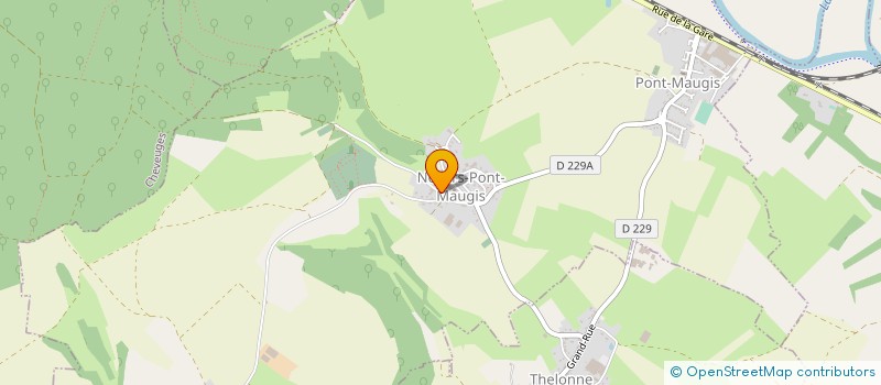 localisation de l'entreprise GROUPEMENT FORESTIER DE LA MARFEE  CHEVEUGES