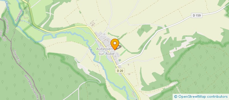 localisation de l'entreprise GROUPEMENT FORESTIER DE LA MATUCHE à AUBEPIERRE-SUR-AUBE