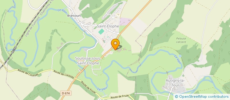 localisation de l'entreprise GROUPEMENT FORESTIER DE LA MIERE  SOULOSSE-SOUS-SAINT-ELOPHE