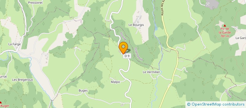 localisation de l'entreprise GROUPEMENT FORESTIER DE LA MONTBELIARDE  SUGERES
