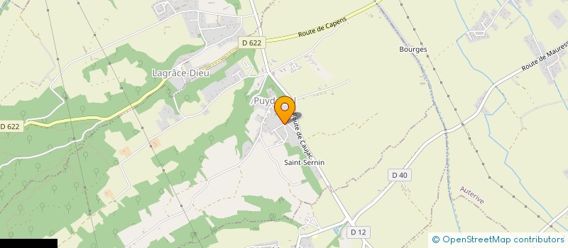 localisation de l'entreprise GROUPEMENT FORESTIER DE LA MOUILLONNE  PUYDANIEL