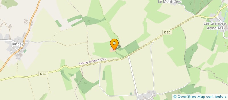 localisation de l'entreprise GROUPEMENT FORESTIER DE LA NORMANDE  LE MONT-DIEU