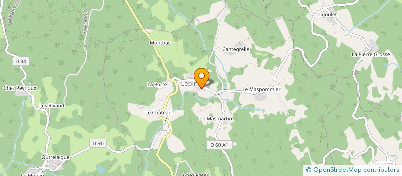localisation de l'entreprise GROUPEMENT FORESTIER DE LA PARISETTE à LEPINAS