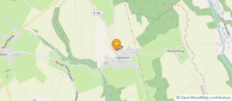 localisation de l'entreprise GROUPEMENT FORESTIER DE LA PECHE  DOMMARTIN-AUX-BOIS