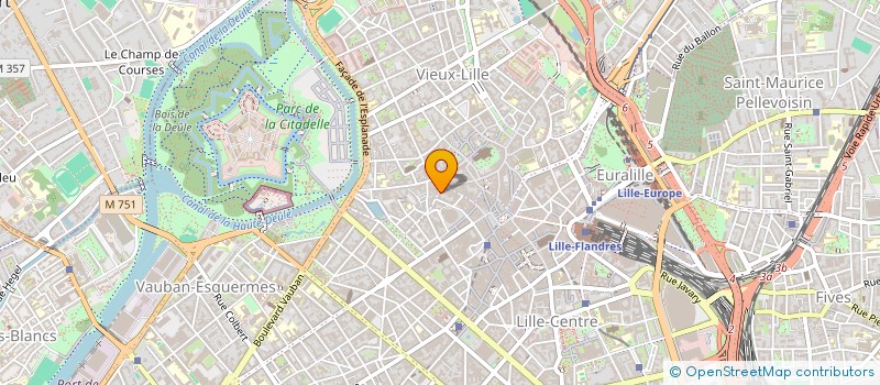 localisation de l'entreprise GROUPEMENT FORESTIER DE LA PEPINE à LILLE