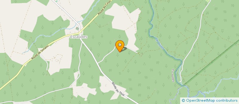 localisation de l'entreprise GROUPEMENT FORESTIER DE LA PETITE LANDE  ESCAUDES