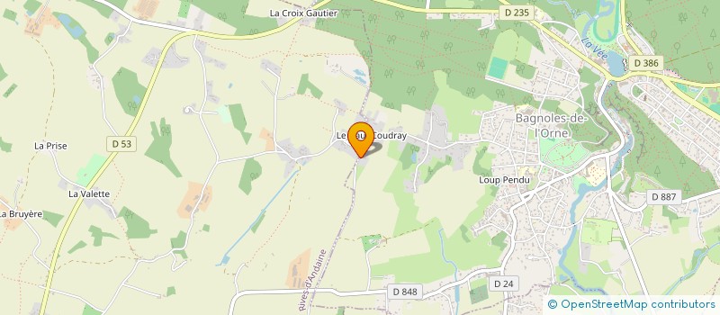 localisation de l'entreprise GROUPEMENT FORESTIER DE LA POITEVINIERE à BAGNOLES-DE-L'ORNE-NORMANDIE