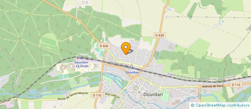 localisation de l'entreprise GROUPEMENT FORESTIER DE LA PROVOTERIE à DOURDAN