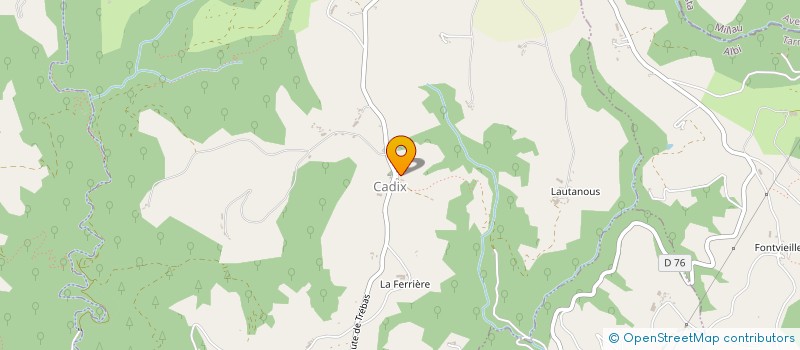 localisation de l'entreprise GROUPEMENT FORESTIER DE LA RAMEGE à SAINT-CIRGUE