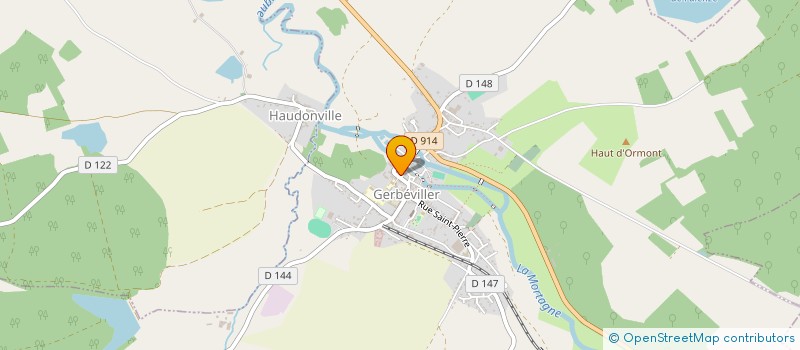 localisation de l'entreprise GROUPEMENT FORESTIER DE LA REINE  GERBEVILLER