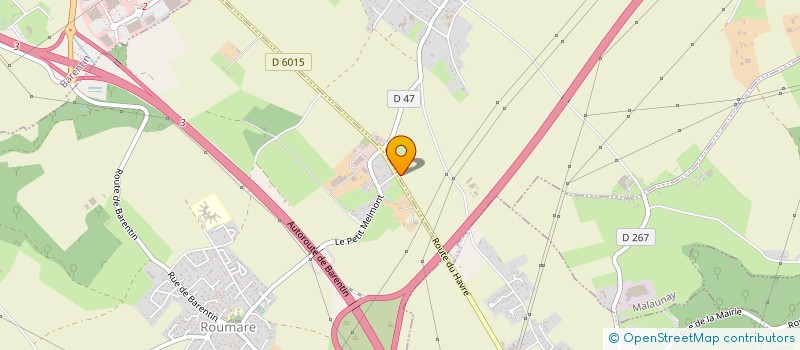 localisation de l'entreprise GROUPEMENT FORESTIER DE LA ROBINETTE  BOUVILLE