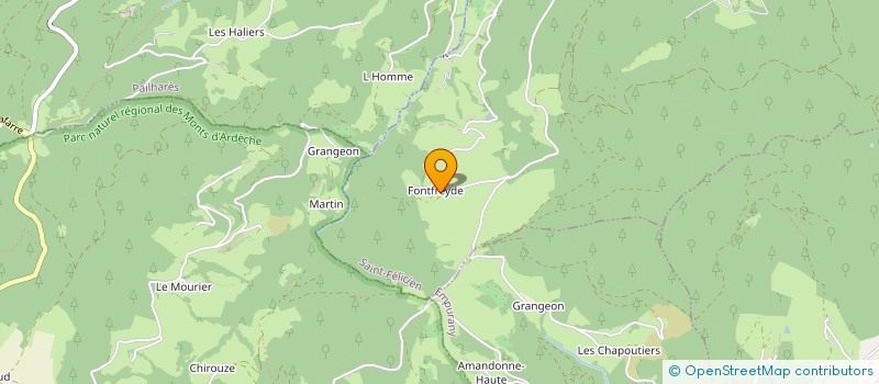 localisation de l'entreprise GROUPEMENT FORESTIER DE LA ROUE  VAUDEVANT