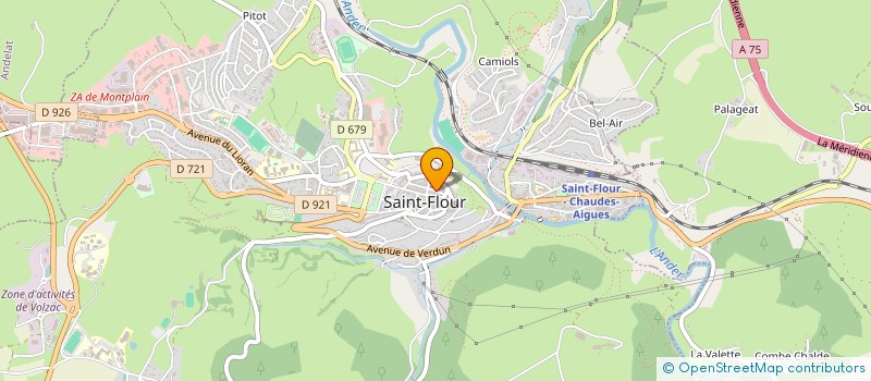 localisation de l'entreprise GROUPEMENT FORESTIER DE LA ROUSSIERE à SAINT-FLOUR