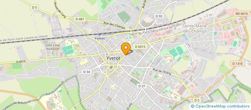 localisation de l'entreprise GROUPEMENT FORESTIER DE LA SALLE VERTE  YVETOT