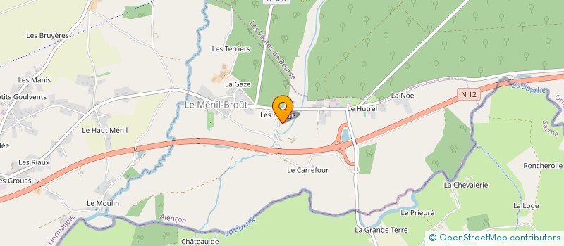 localisation de l'entreprise GROUPEMENT FORESTIER DE LA SAPAIE à SEMALLE