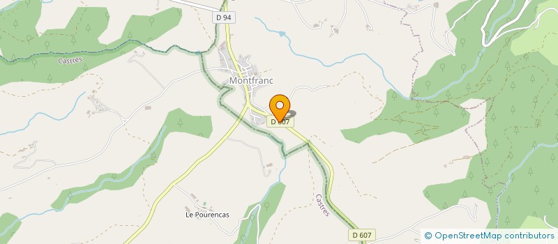 localisation de l'entreprise GROUPEMENT FORESTIER DE LA SERRE  LA SERRE