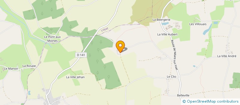 localisation de l'entreprise GROUPEMENT FORESTIER DE LA TOUCHE LARCHER  CAMPENEAC