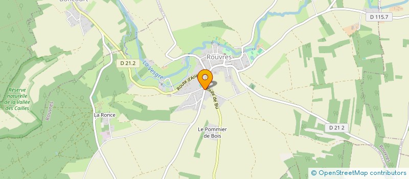 localisation de l'entreprise GROUPEMENT FORESTIER DE LA VALLEE D'EURE à ANET