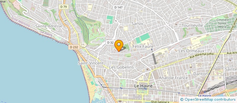 localisation de l'entreprise GROUPEMENT FORESTIER DE LA VERONIQUE  LE HAVRE