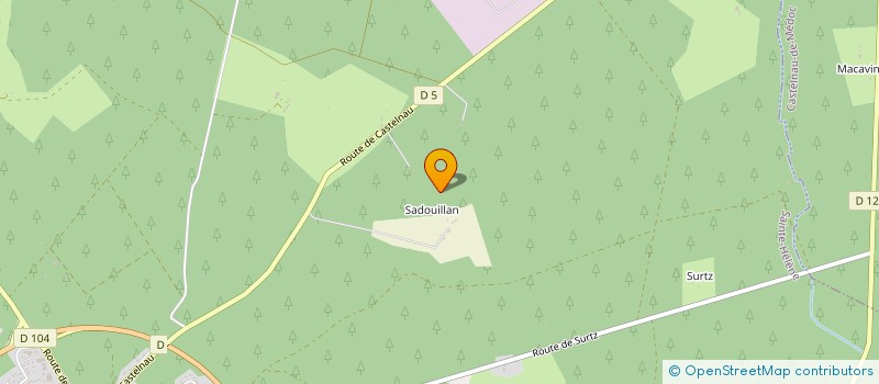 localisation de l'entreprise GROUPEMENT FORESTIER DE LA VILLE à SAINTE-HELENE