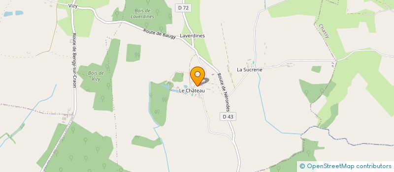 localisation de l'entreprise GROUPEMENT FORESTIER DE LAVERDINES  BAUGY