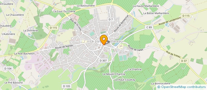 localisation de l'entreprise GROUPEMENT FORESTIER DE LEPPO à LA BOISSIERE-DU-DORE