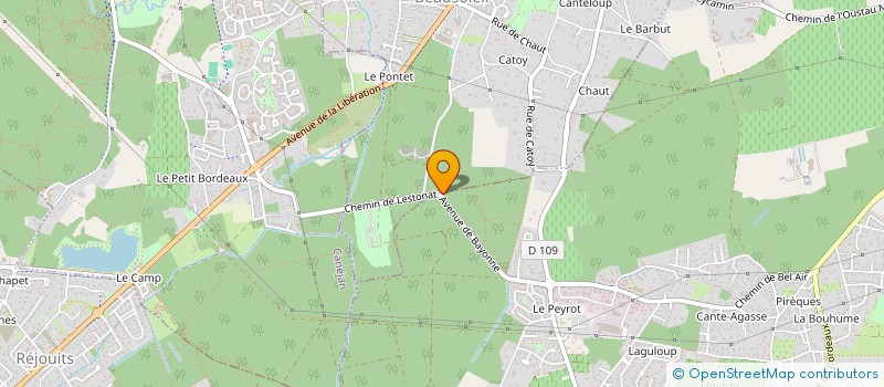 localisation de l'entreprise GROUPEMENT FORESTIER DE LESTONNAT à GRADIGNAN