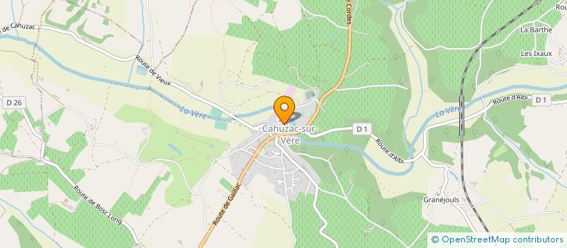 localisation de l'entreprise GROUPEMENT FORESTIER DE LIBERTE  VAOUR