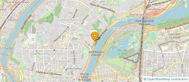 localisation de l'entreprise GROUPEMENT FORESTIER DE MACC  CALUIRE-ET-CUIRE