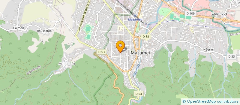 localisation de l'entreprise GROUPEMENT FORESTIER DE MALCROUZET  MAZAMET