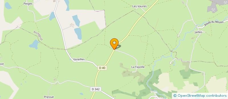 localisation de l'entreprise GROUPEMENT FORESTIER DE MALLERET  SAINT-MARTINIEN