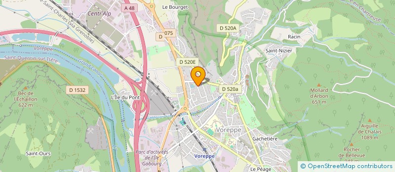 localisation de l'entreprise GROUPEMENT FORESTIER DE MANIZOT à VOREPPE