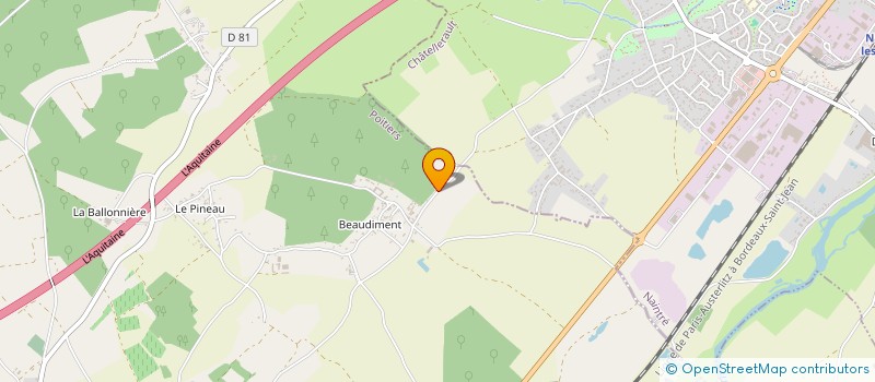 localisation de l'entreprise GROUPEMENT FORESTIER DE MARENTIN  BEAUMONT SAINT-CYR