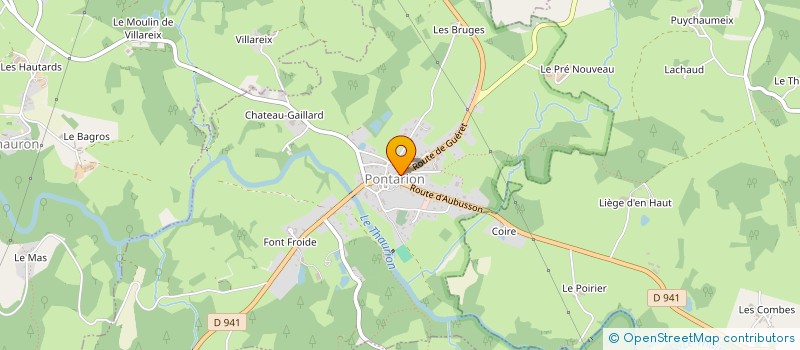 localisation de l'entreprise GROUPEMENT FORESTIER DE MARQUES à PONTARION
